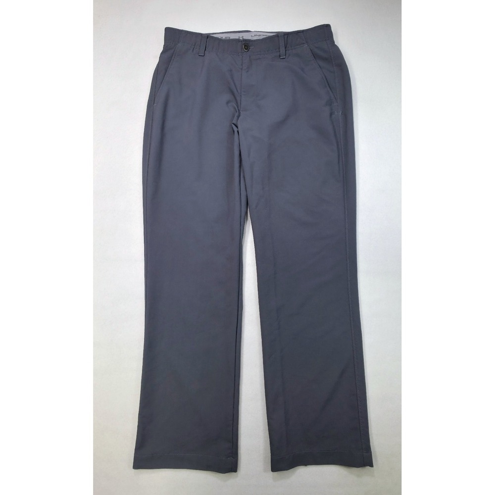 Under Armour Golf Pants Mens 36x30 LIMITED USE Gray Match Play Grip Waist